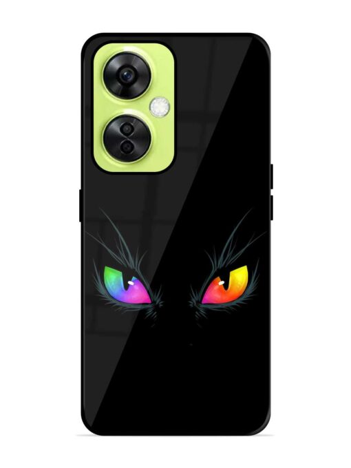 Cat Eyes Glossy Metal Phone Cover for Oneplus Nord Ce 3 Lite (5G) Zapvi