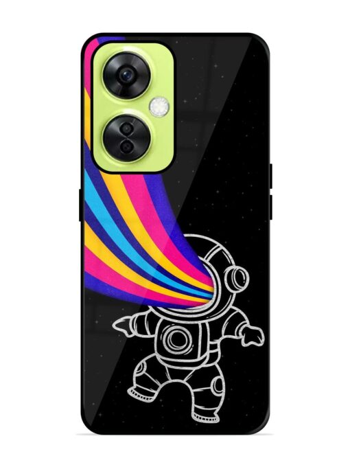 Astronaut Glossy Metal TPU Phone Cover for Oneplus Nord Ce 3 Lite (5G) Zapvi