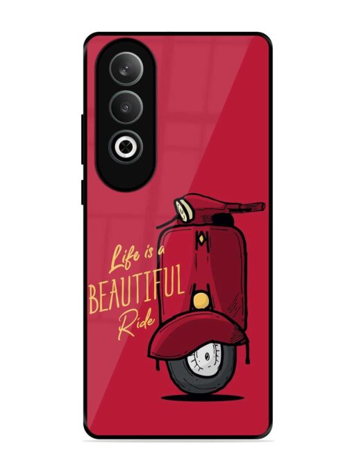 Life Is Beautiful Rides Glossy Metal Phone Cover for Oneplus Nord Ce 4 (5G) Zapvi