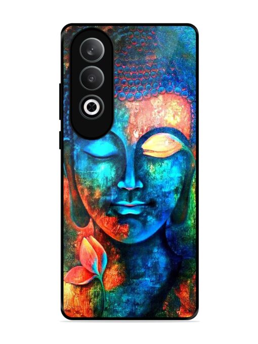 Buddha Painting Glossy Metal Phone Cover for Oneplus Nord Ce 4 (5G) Zapvi