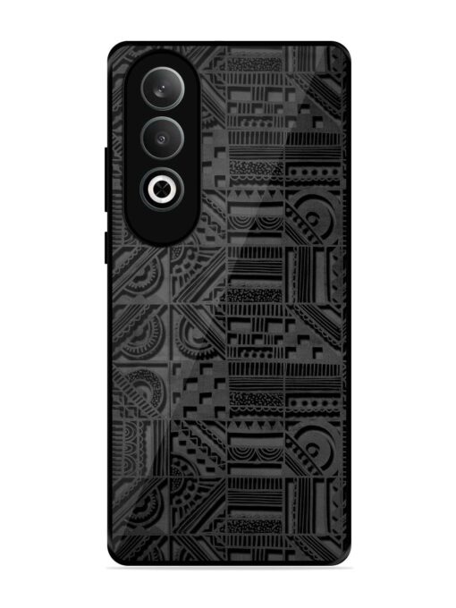 Seamless Pattern Glossy Metal Phone Cover for Oneplus Nord Ce 4 (5G) Zapvi