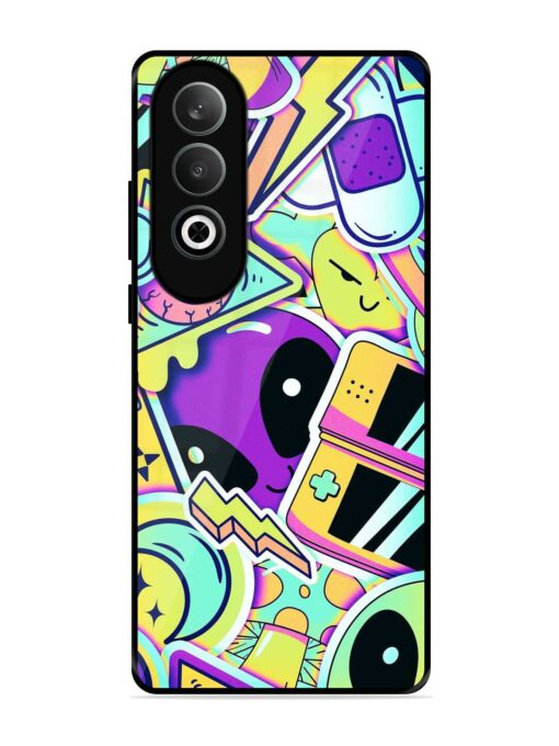 Scratch Art Glossy Metal Phone Cover for Oneplus Nord Ce 4 (5G) Zapvi