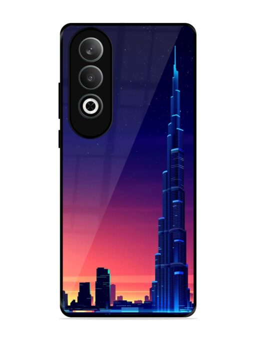 Burj Khalifa Abstract Glossy Metal Phone Cover for Oneplus Nord Ce 4 (5G) Zapvi