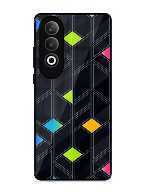 Abstract Mosaic Seamless Glossy Metal Phone Cover for Oneplus Nord Ce 4 (5G) Zapvi