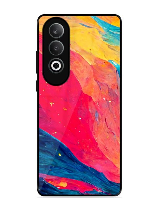 Starry Night Glossy Metal Phone Cover for Oneplus Nord Ce 4 (5G) Zapvi