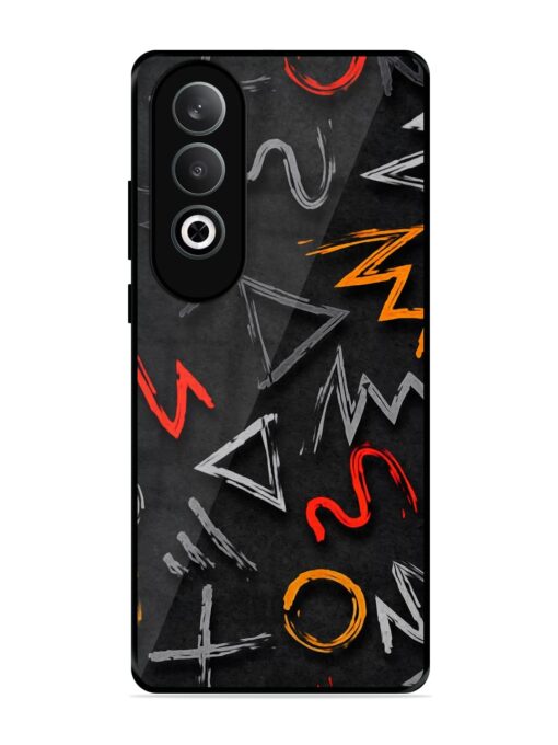 Grungy Graffiti Glossy Metal Phone Cover for Oneplus Nord Ce 4 (5G) Zapvi