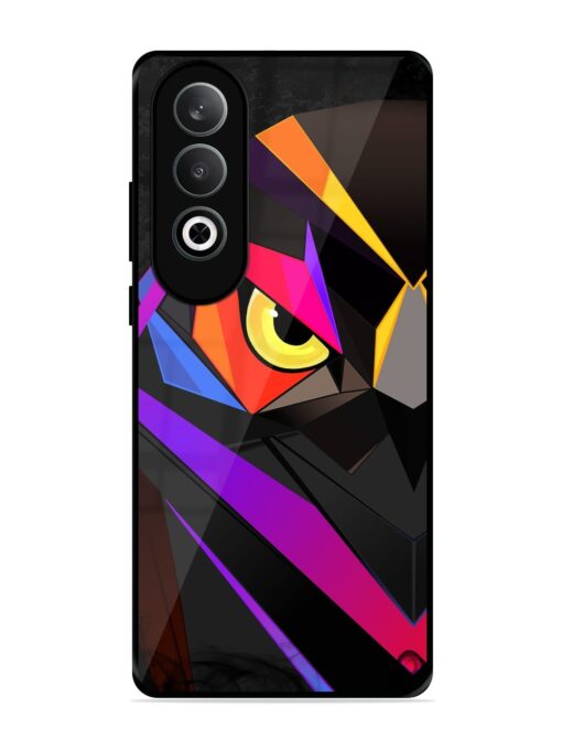 Wpap Owl Glossy Metal Phone Cover for Oneplus Nord Ce 4 (5G) Zapvi