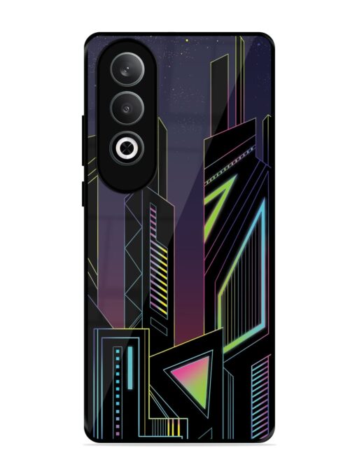 Neon Dreamscape Glossy Metal Phone Cover for Oneplus Nord Ce 4 (5G) Zapvi