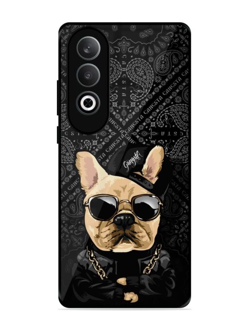 Gangsta Cool Sunmetales Dog Glossy Metal Phone Cover for Oneplus Nord Ce 4 (5G) Zapvi