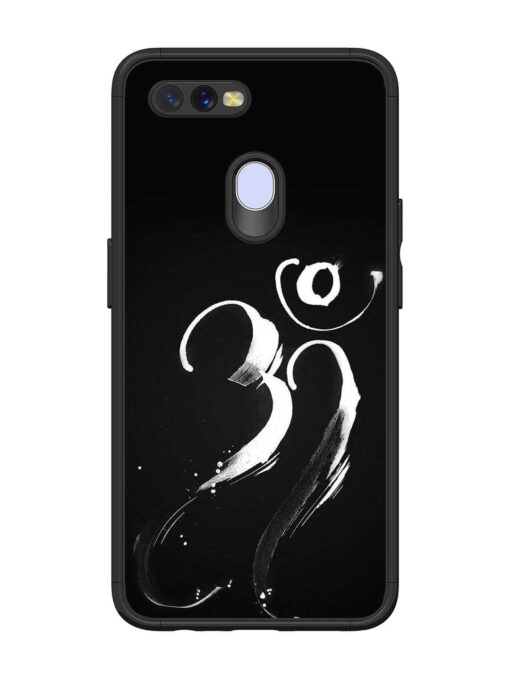 Om Logo Glossy Metal Phone Cover for Oppo A12 Zapvi