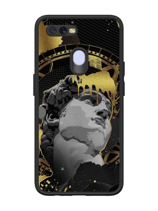 Roman Face Glossy Metal Phone Cover for Oppo A12 Zapvi