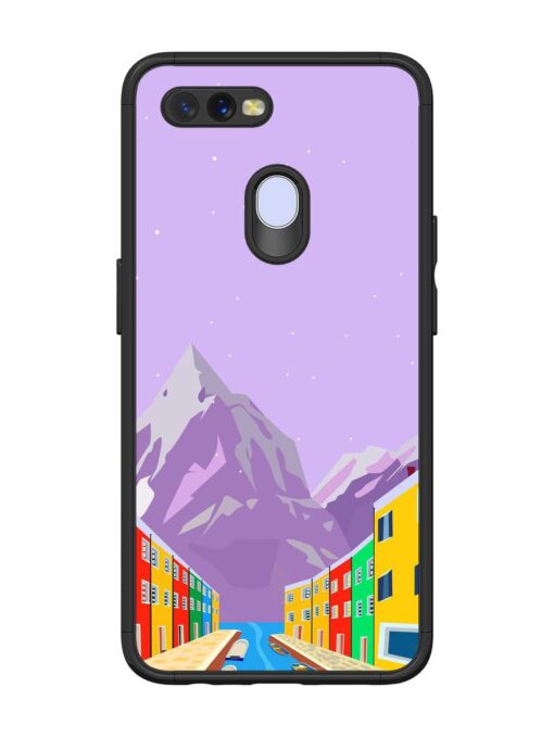 Venice City Illustration Glossy Metal Phone Cover for Oppo A12 Zapvi