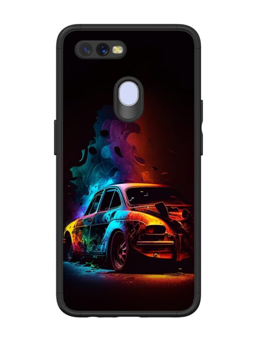 High Classic Car Art Glossy Metal Phone Cover for Oppo A12 Zapvi