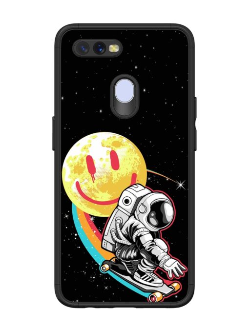 Astronaut Art Glossy Metal Phone Cover for Oppo A12 Zapvi