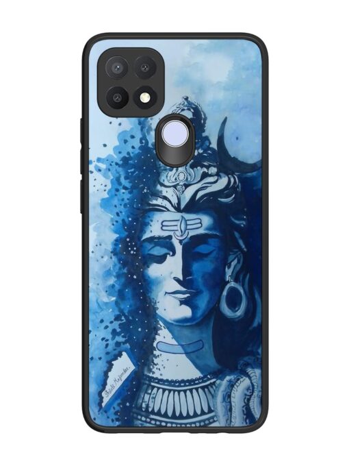 Shiv Art Glossy Metal Phone Cover for Oppo A15S Zapvi