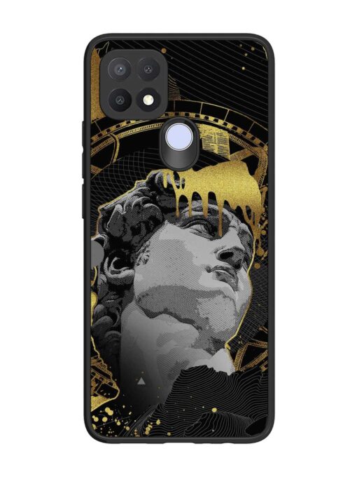 Roman Face Glossy Metal Phone Cover for Oppo A15S Zapvi