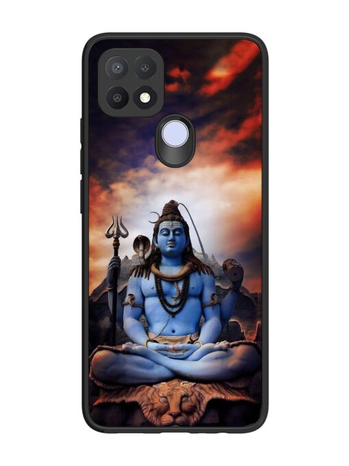 Jai Jai Shiv Glossy Metal Phone Cover for Oppo A15S Zapvi