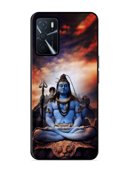 Jai Jai Shiv Glossy Metal Phone Cover for Oppo A16 Zapvi