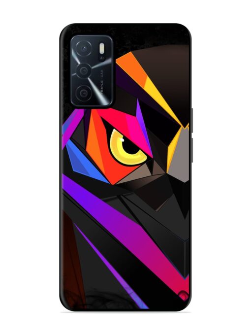 Wpap Owl Glossy Metal Phone Cover for Oppo A16 Zapvi