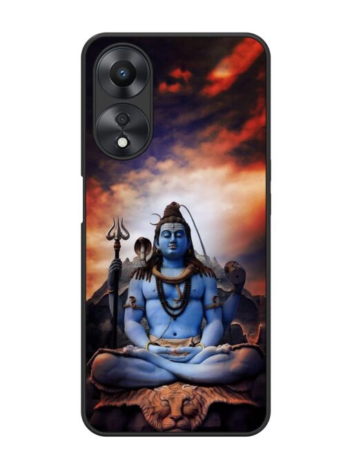 Jai Jai Shiv Glossy Metal Phone Cover for Oppo A58 Zapvi