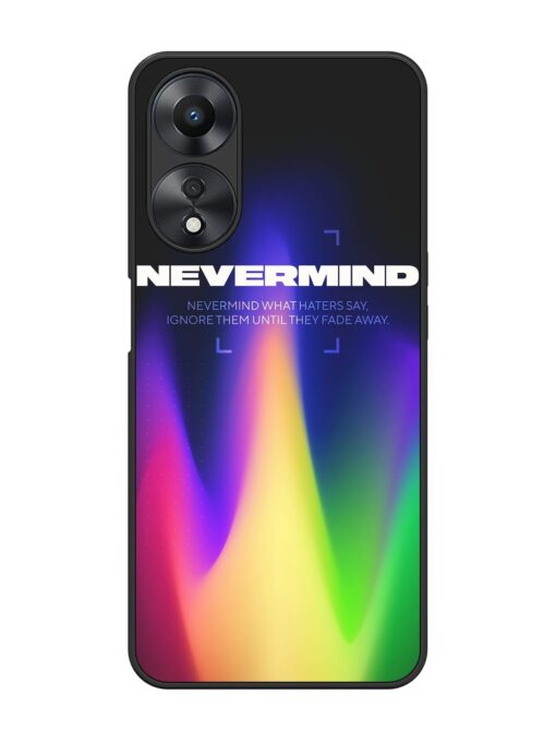 Nevermind Glossy Metal Phone Cover for Oppo A58 Zapvi