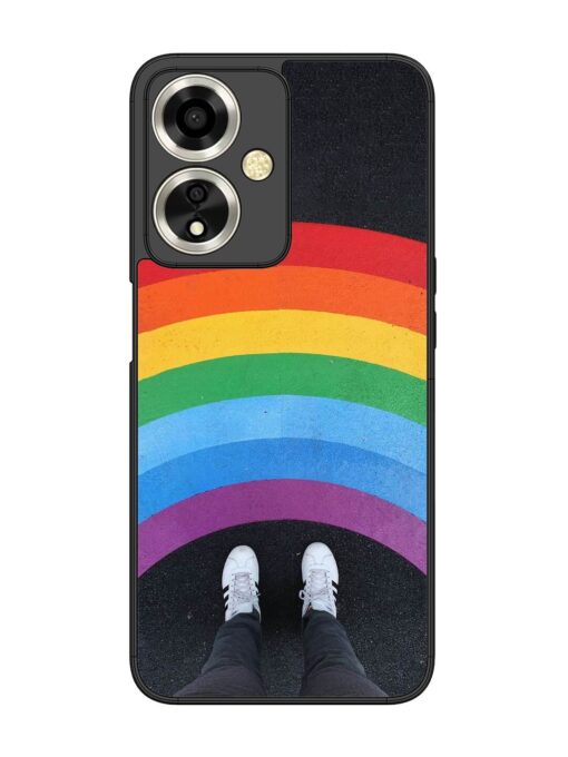 Legs Rainbow Glossy Metal TPU Phone Cover for Oppo A59 (5G) Zapvi