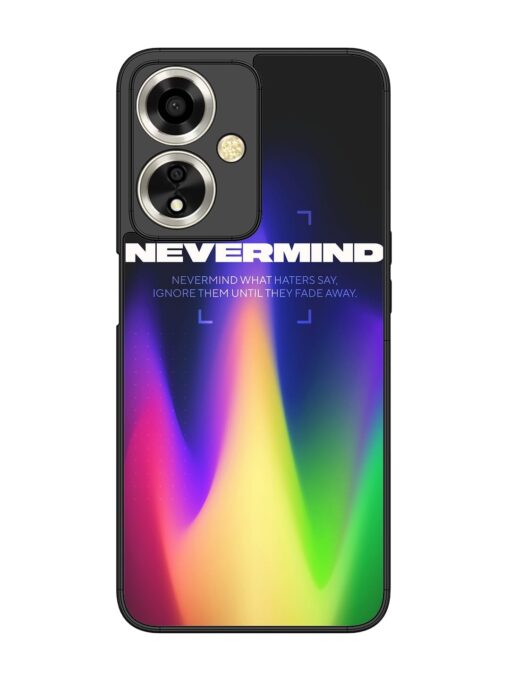 Nevermind Glossy Metal Phone Cover for Oppo A59 (5G) Zapvi