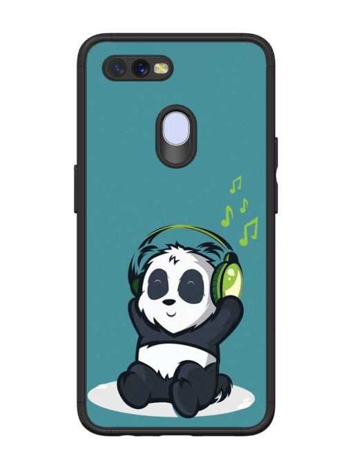 Music Panda Glossy Metal Phone Cover for Oppo A5S Zapvi