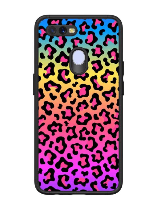 Neon Rainbow Colored Glossy Metal Phone Cover for Oppo A5S Zapvi