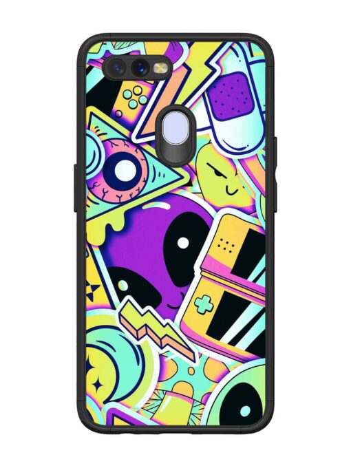 Scratch Art Glossy Metal Phone Cover for Oppo A5S Zapvi