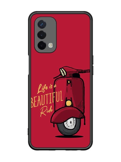 Life Is Beautiful Rides Glossy Metal Phone Cover for Oppo A74 (5G) Zapvi