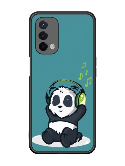 Music Panda Glossy Metal Phone Cover for Oppo A74 (5G) Zapvi