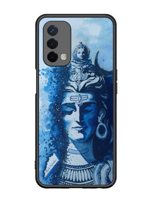 Shiv Art Glossy Metal Phone Cover for Oppo A74 (5G) Zapvi