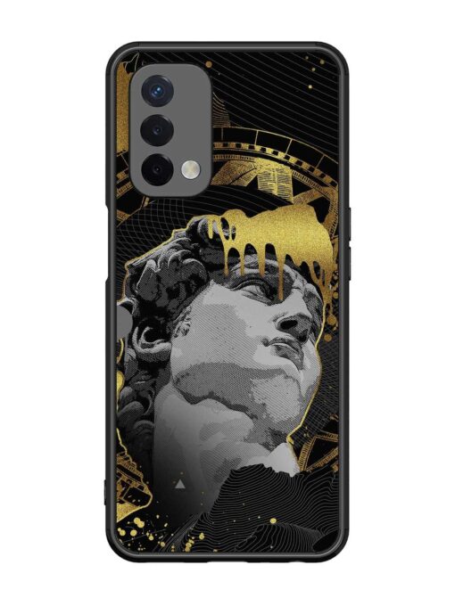 Roman Face Glossy Metal Phone Cover for Oppo A74 (5G) Zapvi