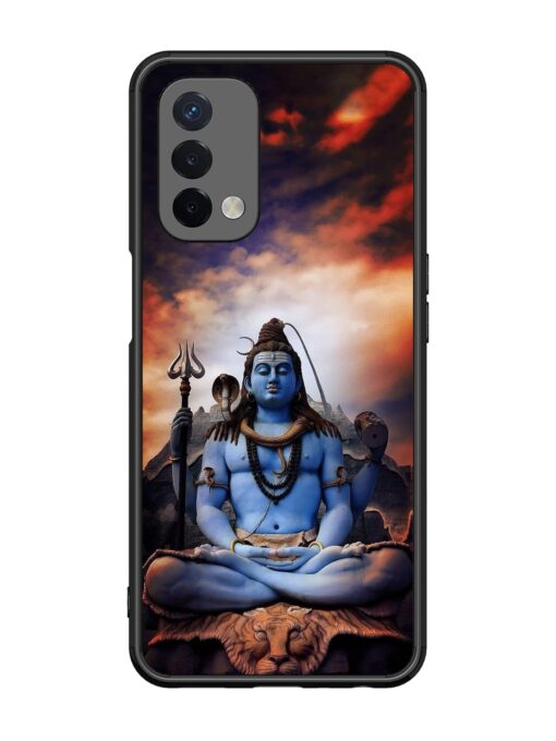 Jai Jai Shiv Glossy Metal Phone Cover for Oppo A74 (5G) Zapvi