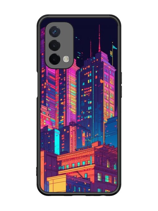 City View Glossy Metal Phone Cover for Oppo A74 (5G) Zapvi