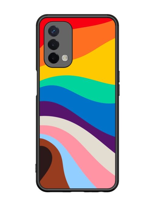 Minimal Pride Art Glossy Metal Phone Cover for Oppo A74 (5G) Zapvi