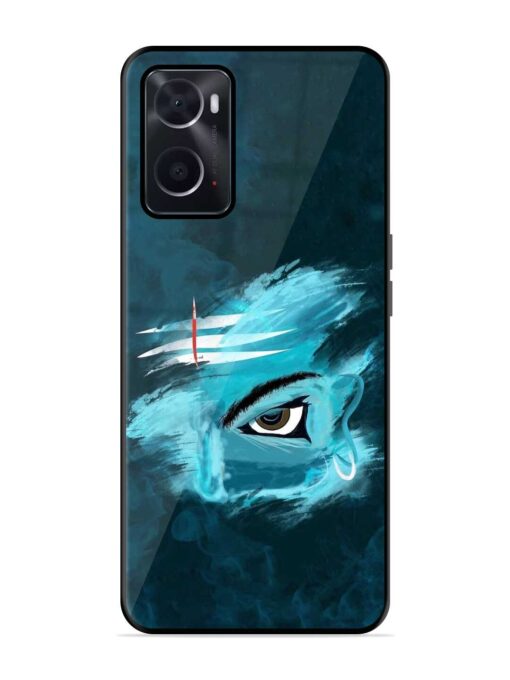 Lord Shiva Glossy Metal Phone Cover for Oppo A76 Zapvi