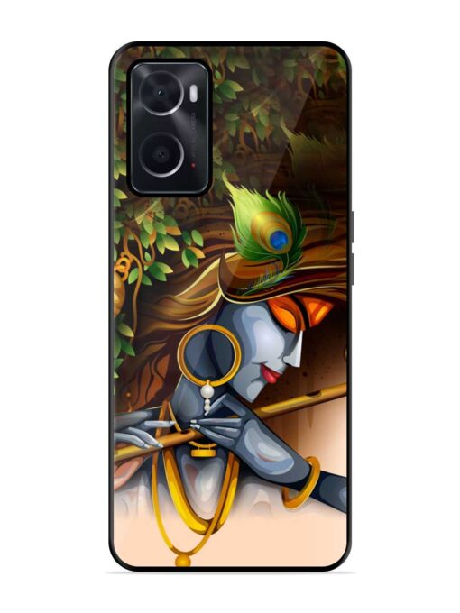 Krishna Glossy Metal Phone Cover for Oppo A76 Zapvi