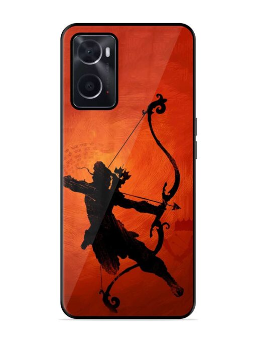 Illustration Lord Rama Glossy Metal Phone Cover for Oppo A76 Zapvi