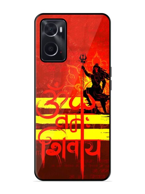 Illustration Lord Shiva Glossy Metal TPU Phone Cover for Oppo A76 Zapvi