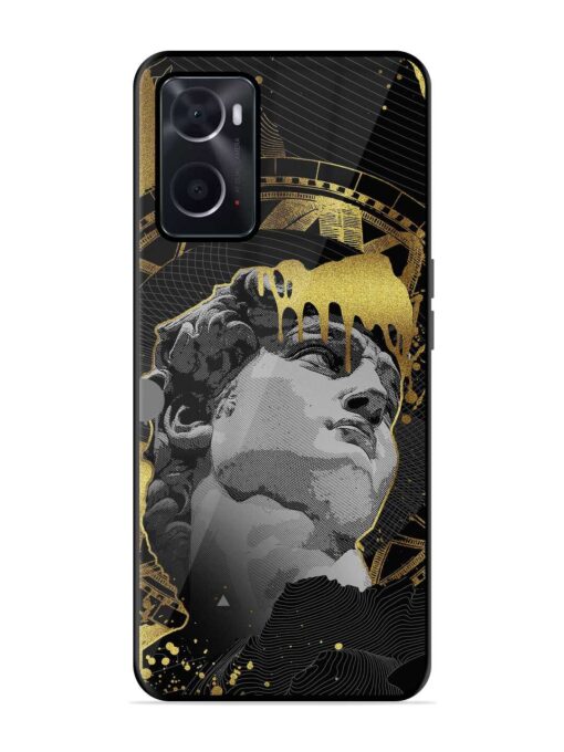 Roman Face Glossy Metal Phone Cover for Oppo A76 Zapvi