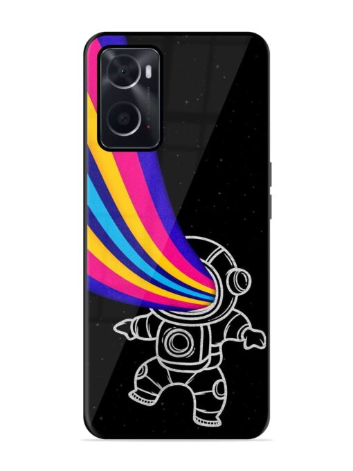 Astronaut Glossy Metal TPU Phone Cover for Oppo A76 Zapvi