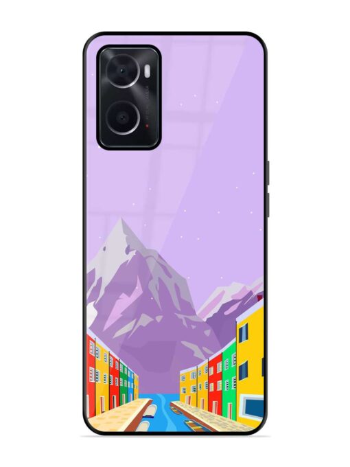 Venice City Illustration Glossy Metal Phone Cover for Oppo A76 Zapvi