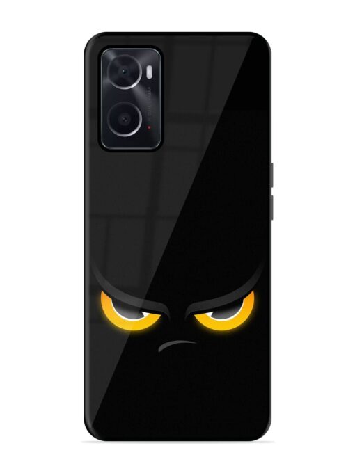 Scary Yellow Eye Glossy Metal TPU Phone Cover for Oppo A76 Zapvi