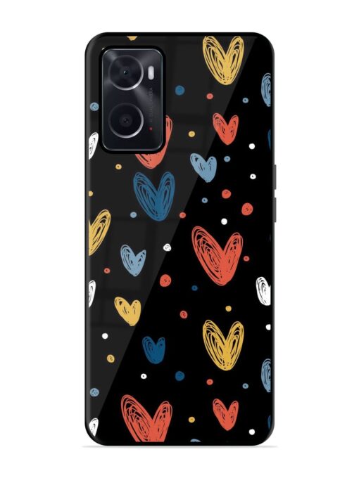 Happy Valentines Day Glossy Metal TPU Phone Cover for Oppo A76 Zapvi