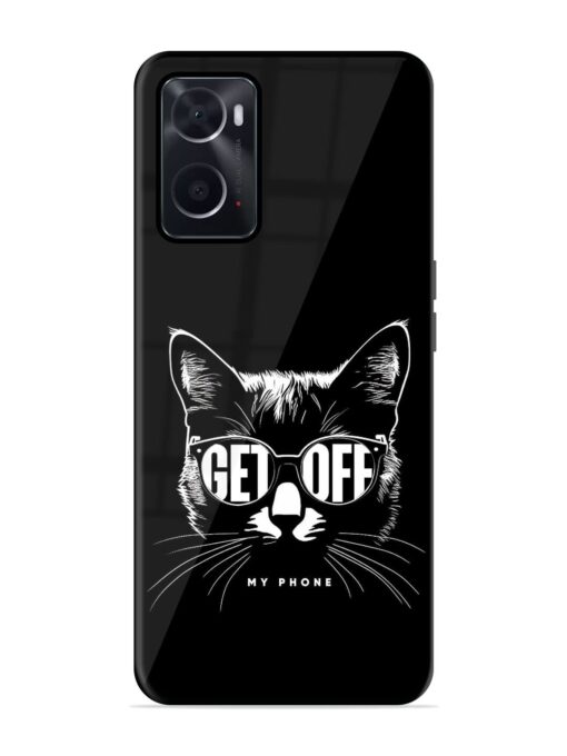 Get Off Glossy Metal TPU Phone Cover for Oppo A76 Zapvi