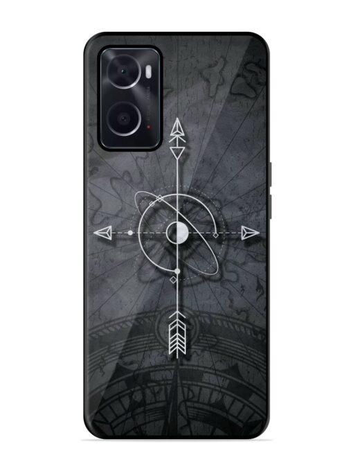 Lighting Cross Glossy Metal Phone Cover for Oppo A76 Zapvi