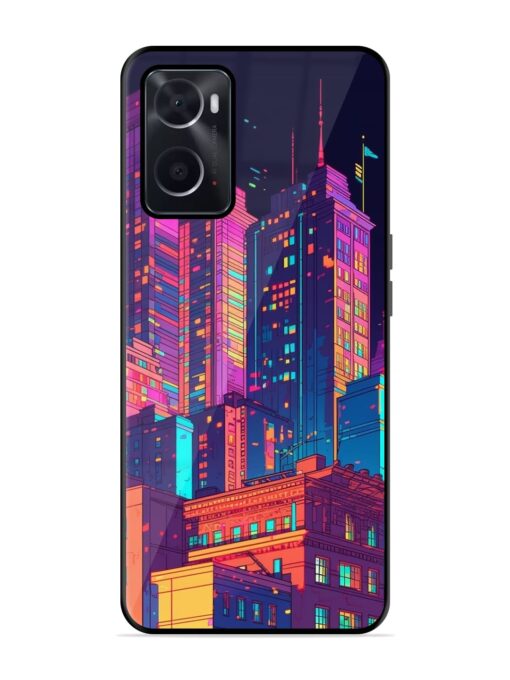 City View Glossy Metal Phone Cover for Oppo A76 Zapvi