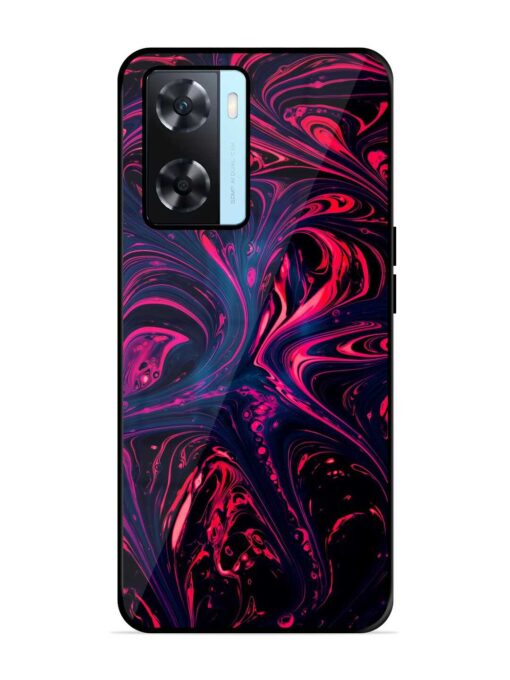 Abstract Background Glossy Metal Phone Cover for Oppo A77S Zapvi